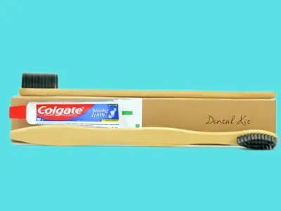 Dental kit with Colgate in Brown Box