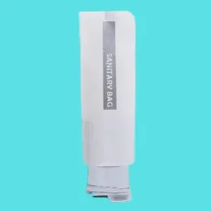 Sanitary Bag With White Pouch Pack