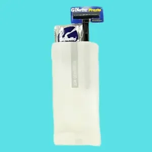 Shaving Kit With White Pouch Pack