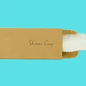 Shower Cap in Brown Box