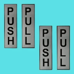 Door Signs, Push And Pull