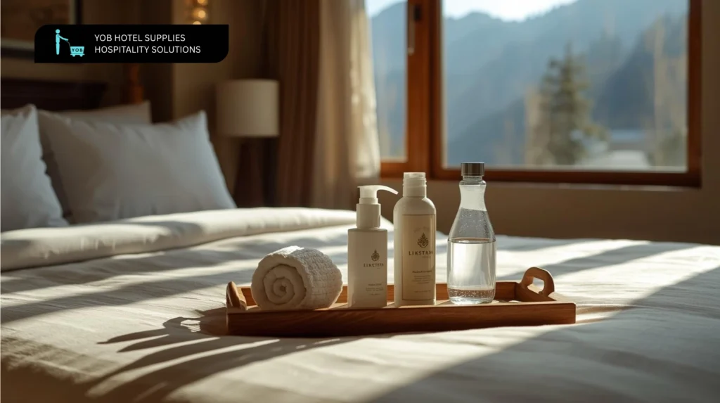 Eco-friendly hotel amenities in Bhutan & Sikkim – toiletries, linens & cleaning supplies