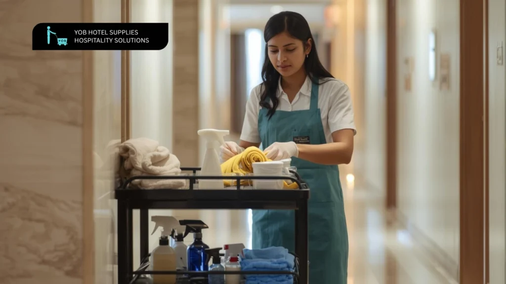 hotel cleaning supplies