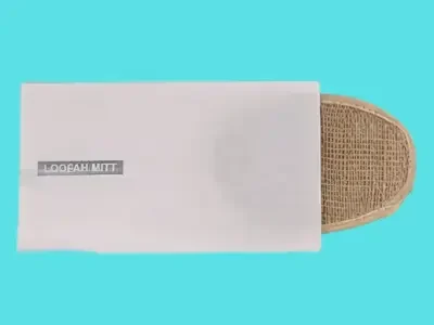 Loofa with white Pouch pack