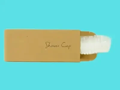 Shower Cap in Brown Box